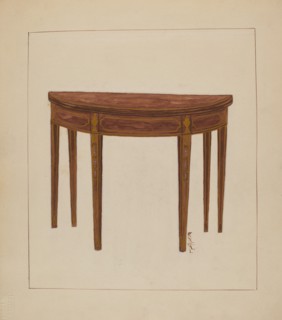Card Table, c. 1936.