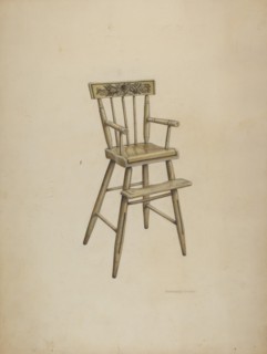 High Chair, c. 1939.