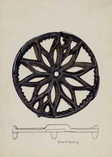 Iron Stand, c. 1941.