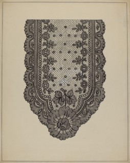 Lace Scarf, c. 1937.