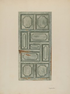 Panel Door, c. 1939.