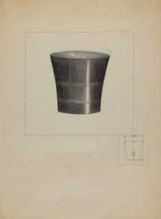 Pewter Beaker, 1936.