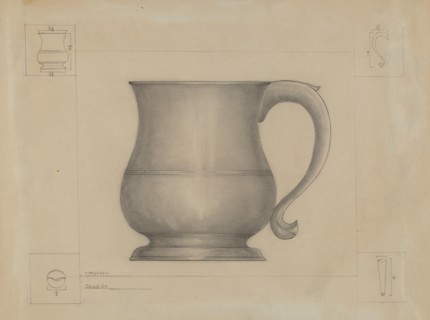 Pewter Mug, c. 1936.