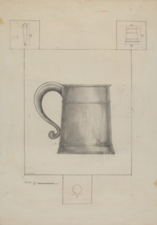 Pewter Mug, c. 1936.