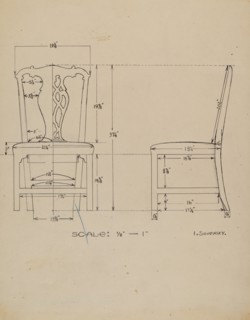 Side Chair, c. 1936.