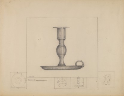 Candlestick, c. 1936.