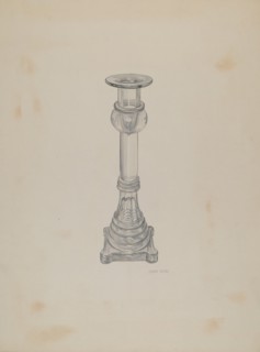 Candlestick, c. 1940.