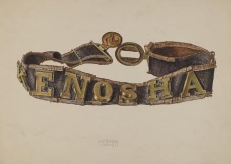 Fireman's Belt, 1938.