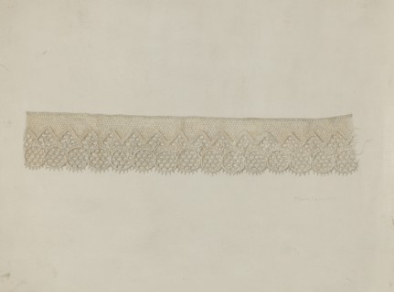 Lace Edging, c. 1938.