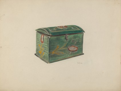 Painted Box, c. 1953.
