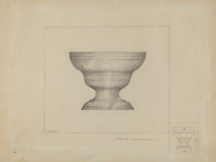 Pewter Bowl, c. 1936.