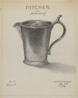 Pewter Pitcher, 1936.
