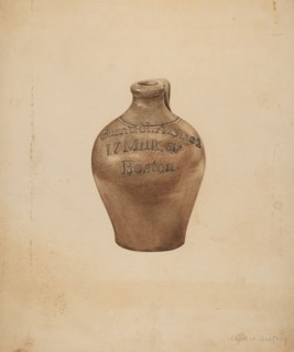 Pottery Jug, c. 1940.