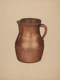 Pottery Jug, c. 1940.
