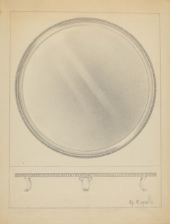 Silver Tray, c. 1936.