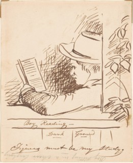 Boy Reading, c. 1850s.