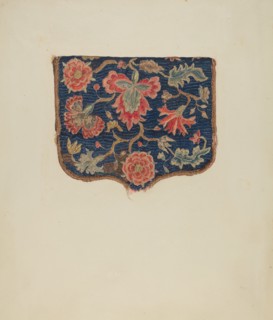Crewel Purse, c. 1939.