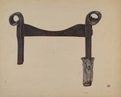 Foot Scraper, c. 1938.