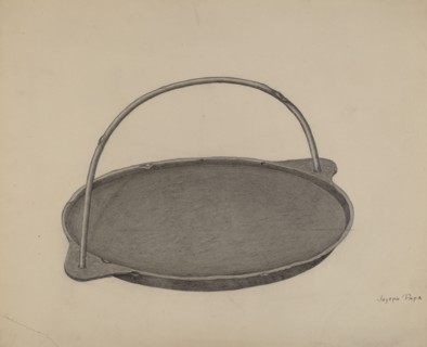 Iron Griddle, c. 1938.