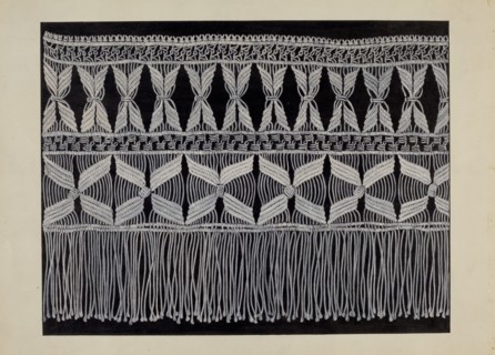Macrame/Lace, c. 1936.