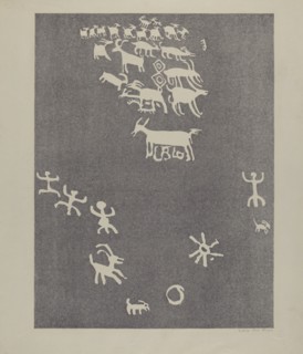 Petroglyph, 1935/1942.
