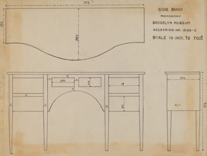 Side Board, 1935/1942.