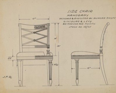 Side Chair, 1935/1943.