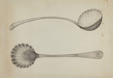 Silver Ladle, c. 1936.