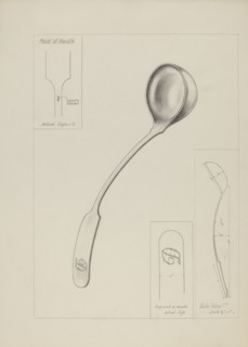 Silver Ladle, c. 1937.