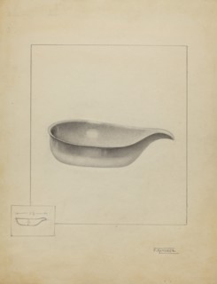 Silver Pap Boat, 1936.