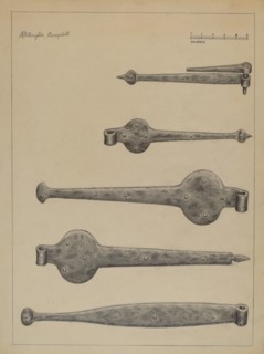 Strap Hinges, c. 1936.