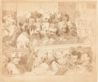A Choral Band, c. 1784.
