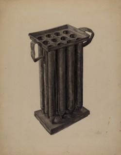 Candle Mold, 1935/1942.