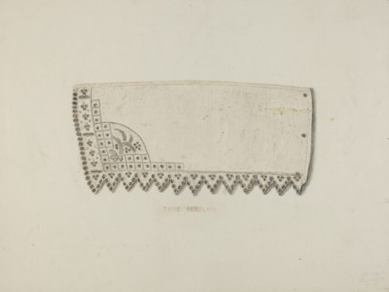 Embroidered Cuff, 1939.
