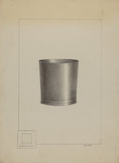 Pewter Beaker, c. 1936.