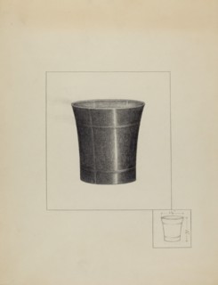 Pewter Beaker, c. 1936.