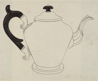 Pewter Teapot, c. 1937.