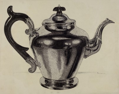 Pewter Teapot, c. 1937.