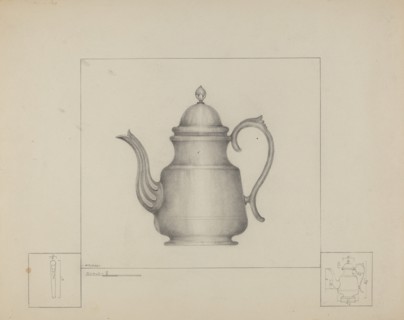 Pewter Teapot, c. 1937.
