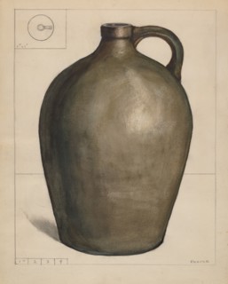 Stoneware Jug, c. 1936.