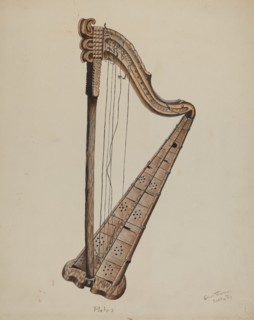 Stringed Harp, c. 1939.