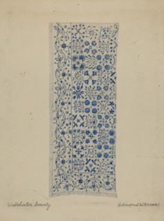 Wool Coverlet, c. 1936.