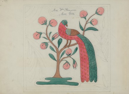 Applique Quilt, c. 1936.