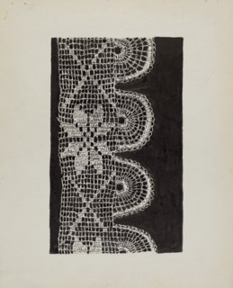 Crocheted Lace, c. 1936.