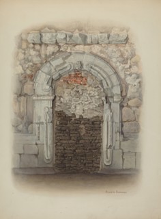 Doorway, Stone, c. 1940.