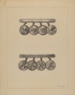 Friendship Pin, c. 1937.