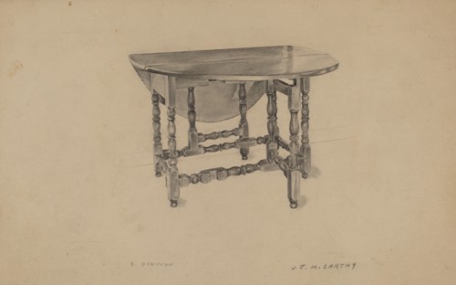 Gate-leg Table, c. 1936.
