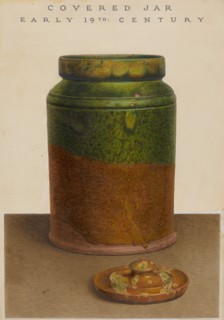 Jar with Cover, c. 1938.