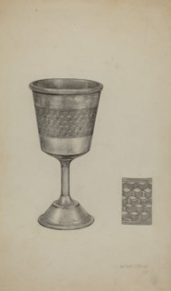 Pewter Chalice, c. 1940.