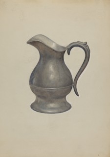 Pewter Pitcher, c. 1936.